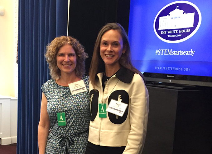 Ellen Blinderman at the White House's Early STEM Education Symposium
