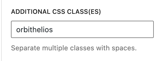 Orbithelios styling example