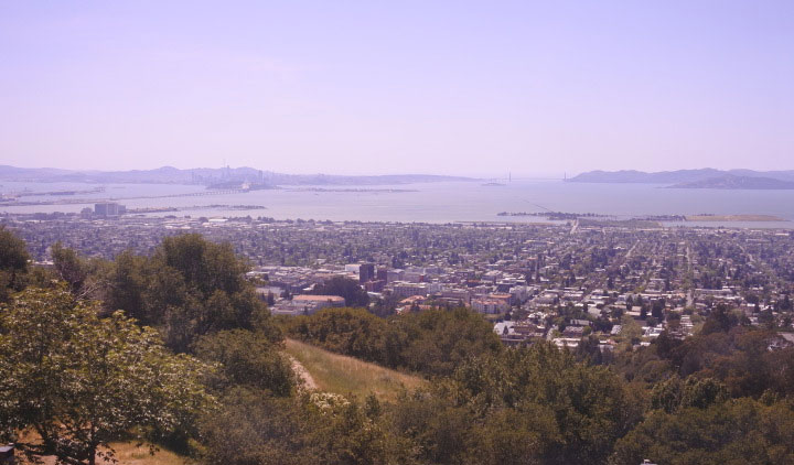 The view from the Lawrence Hall of Science