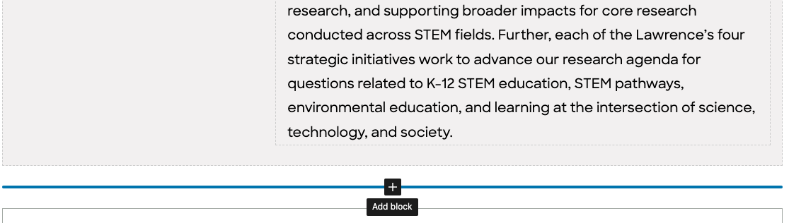 Add block screenshot