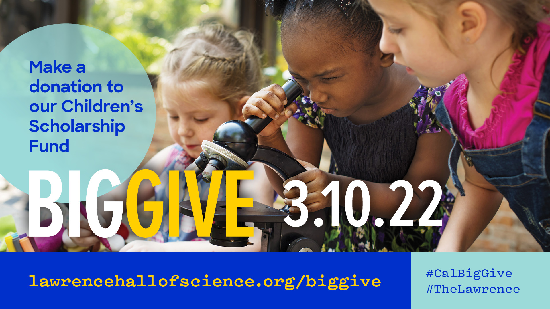 BIG GIVE 3-10-22 Make a donation to our Children's Scholarship Fund