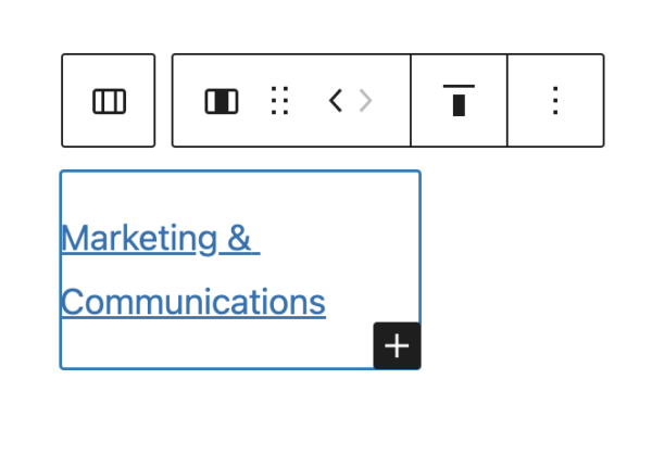 Left and Right arrows to move column block.