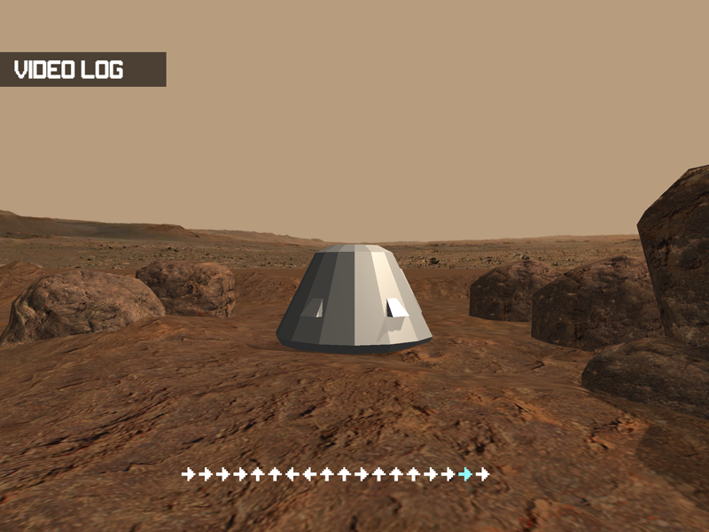 DIY Solar System ipad view of app - Mars