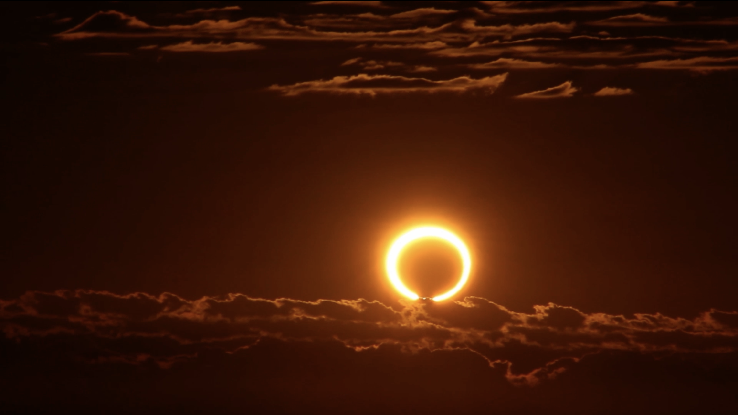 An image of an annular eclipse