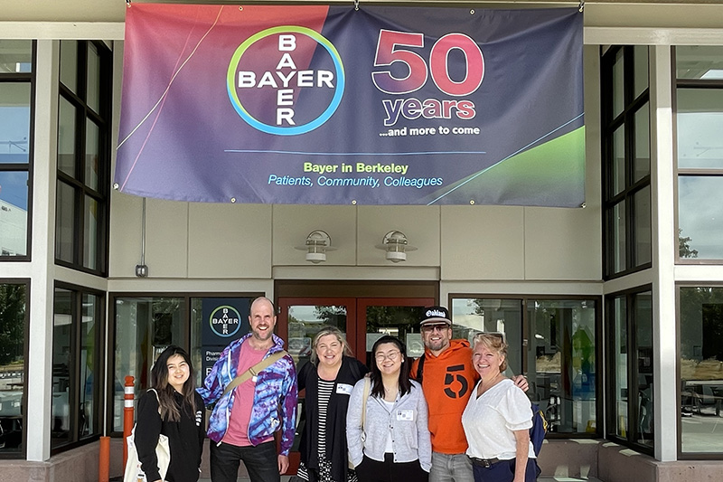 local sixth-grade teachers visit Bayer as part of The Lawrence's Exploring Biotech program