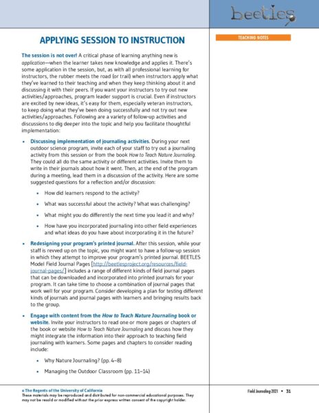 2. Applying Session To Instruction preview