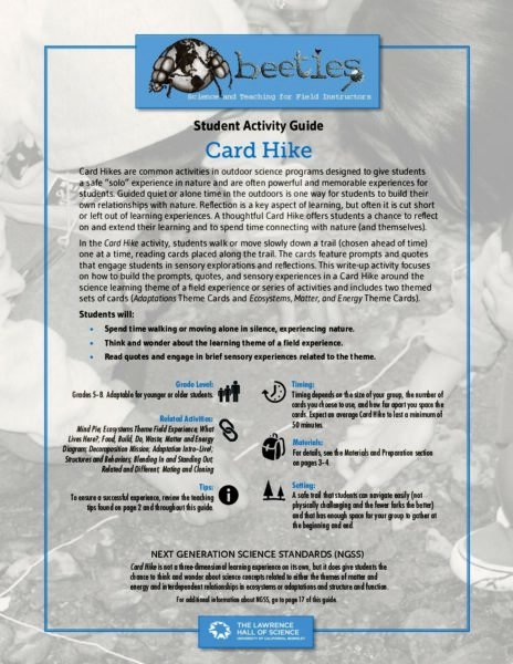 Card Hike preview