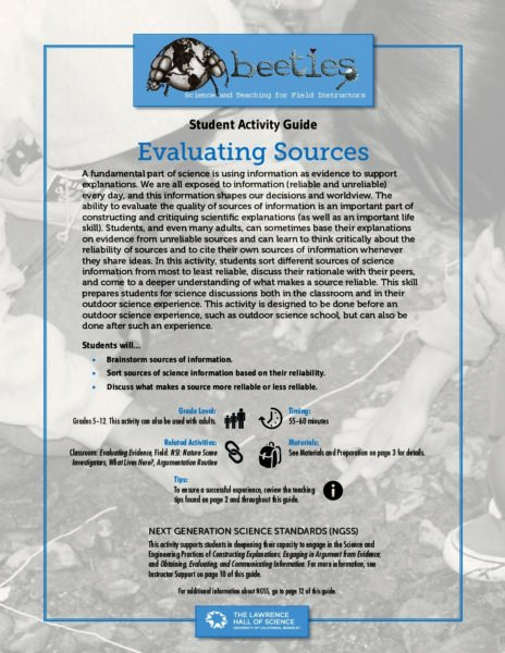 Evaluating Sources preview