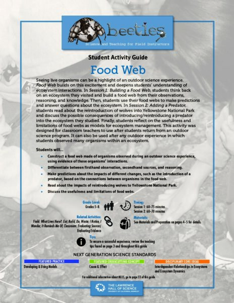 Food Web preview