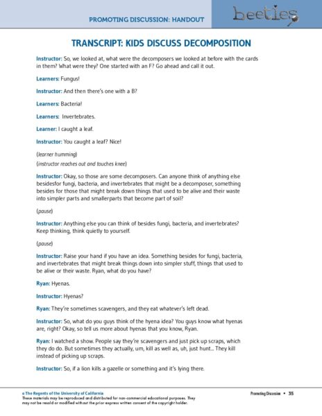 Kids Discuss Decomposition preview