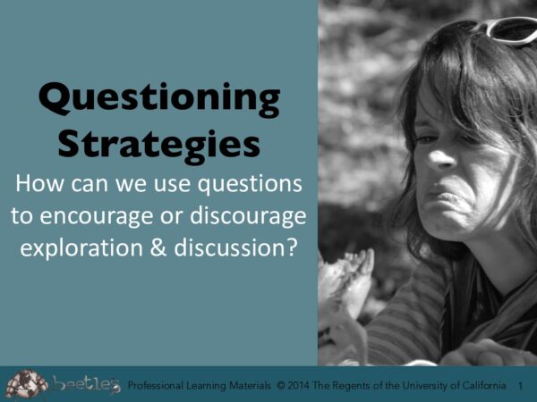 Questioning Strategies Slides preview