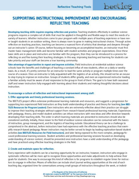Reflective Teaching Approaches preview