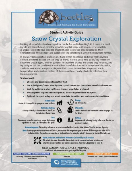 Snow Crystal Exploration preview