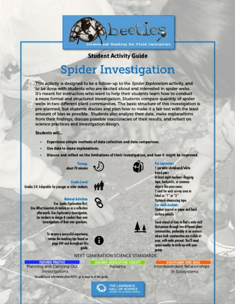 Spider Investigation preview
