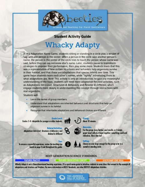 Whacky Adapty preview