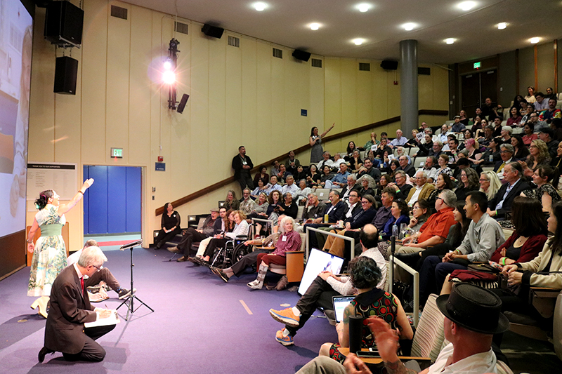 Fundraising at The Lawrence during Champagne Supernova